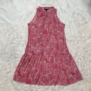Banana Republic Dress Womens Size M Pink Floral Sleeveless Stretchy